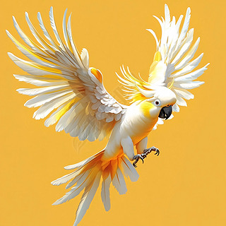 凤头八哥数字艺术