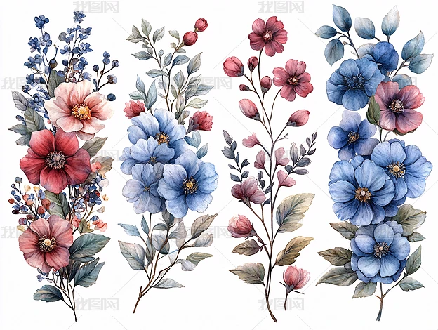 花卉圖1 Amazon.com: Ecqizer 玄关手绘画画画立体花卉抽象图画画: 居家與廚房