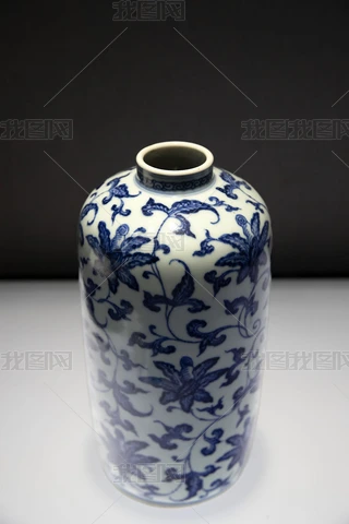 清代　青花花瓶　花器 清代　青花花瓶　花器