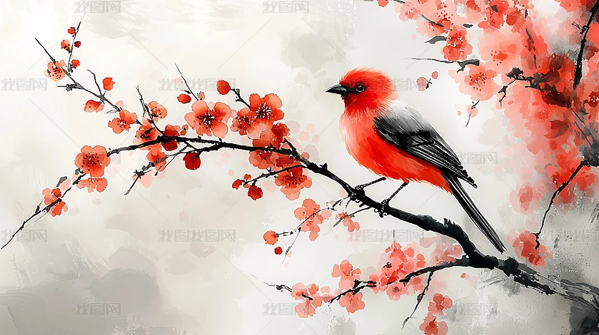 唐绘-水墨画 Tang Yun Chicken Family 唐云(1910 - 1993) 九子母图