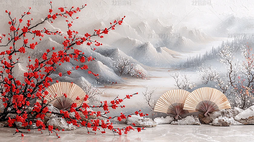 雪濤 梅花圖 王雪涛的这几幅画，超有看头