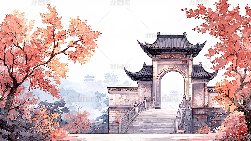 山樱花水墨专题模板-山樱花水墨图片素材下载-我图网