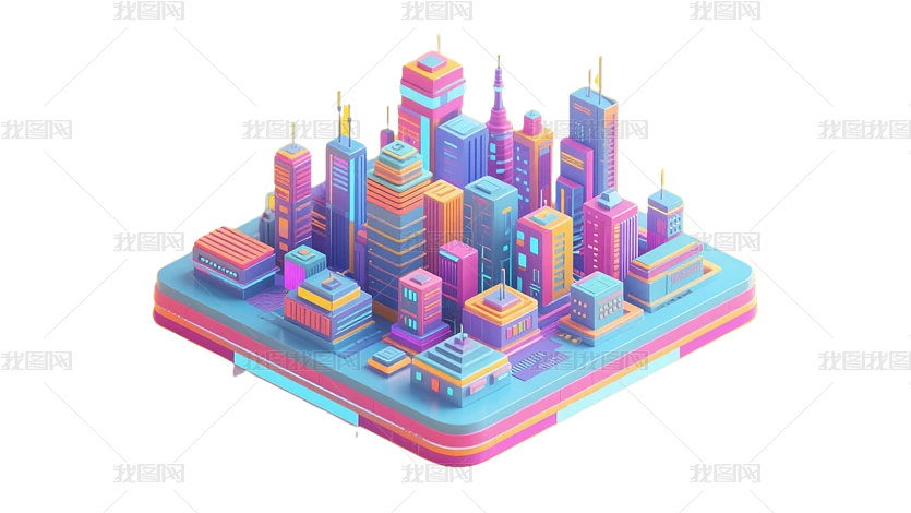 ΢�۳��пƼ��ж�Ͱ������ز�¥��3D