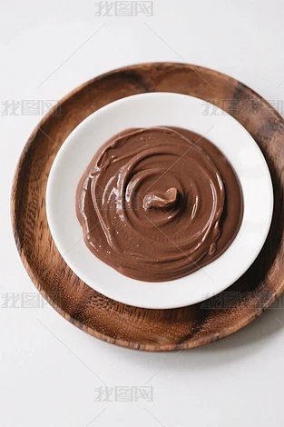 巧克力酱摆盘静物图