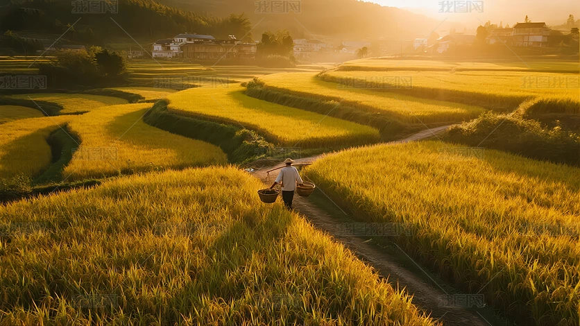 ��ֽ�����ɫ�������ũҵ���η�ⱳ��