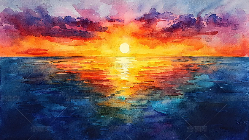 水彩画(海景)№43 海景水彩画海景水彩画法教程– 第3 页– 博物迷