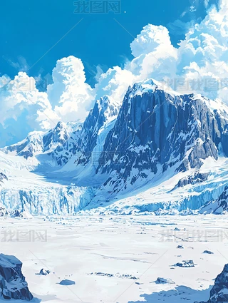 雪山圖 雪山风景全景图下载-编号37217009-{$className}-我图网