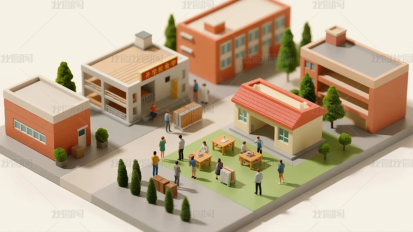 ��ѧ��3DУ԰����ģ�����߽��������