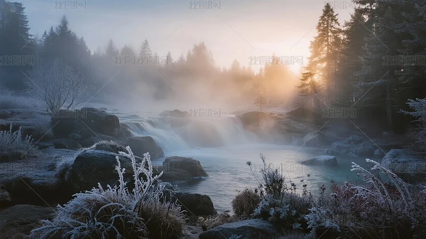 ��������峿Ϫ����������ɭ�ַ�ⱳ��