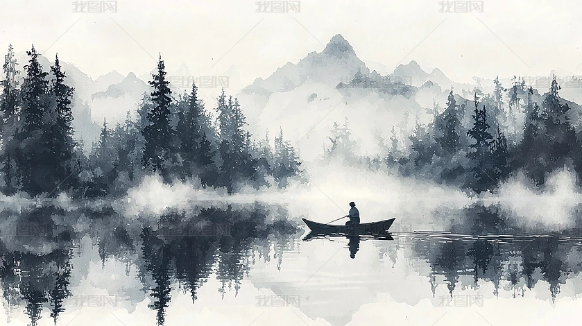 人黑白画图片大全-人黑白画背景图片-我图网