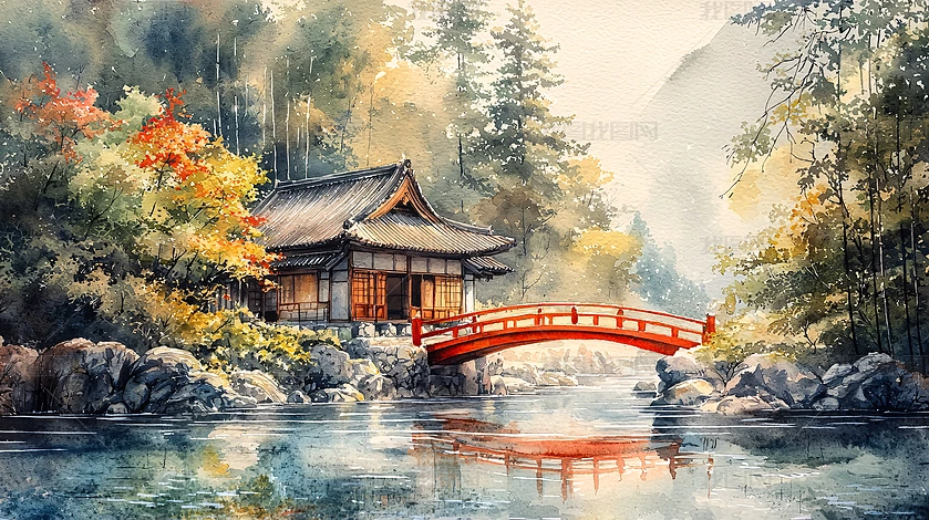 京都水彩画- 2026 人氣榜⁄限時優惠- Pinkoi A3 350dpi 日本 京都 水彩