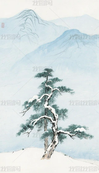 山水中国画图片大全-山水中国画背景图片-我图网