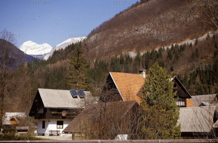 ɽ��ľ����ѩɽԶ����Ƭ����ͼƬ�ز�