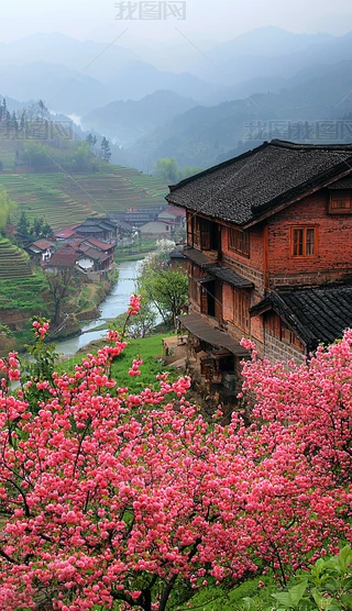 中国田园乡村风景水彩专题模板-中国田园乡村风景水彩图片素材下载-我图网