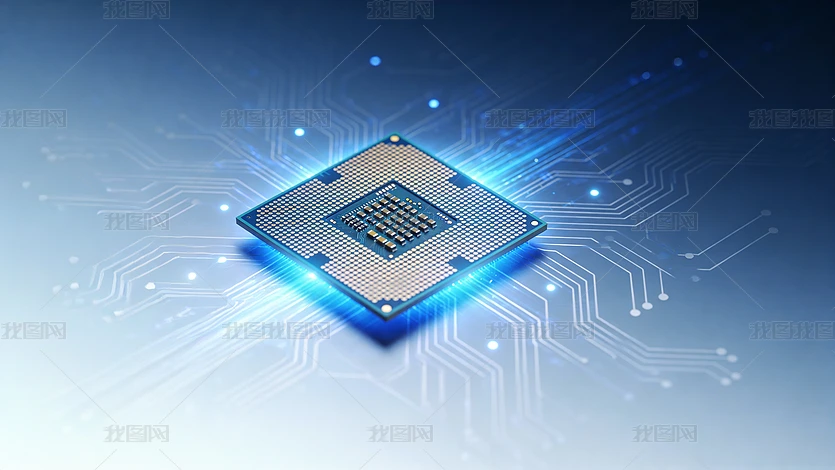 ����뵼����ɫ�Ƽ�оƬ��·��Ƽ���ɫ���䱳��