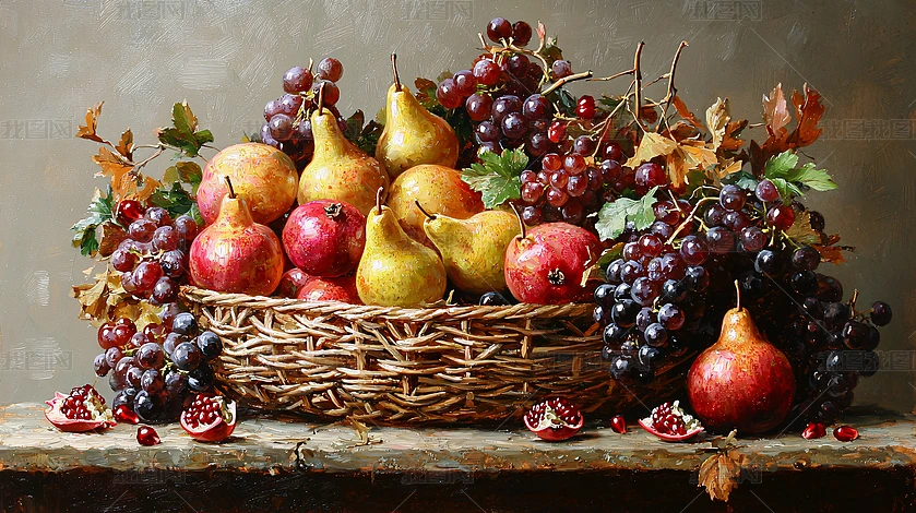 水果油画图片图片大全-水果油画图片背景图片-我图网