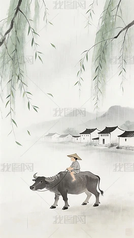 ˮī�����ɫ������������������֦��ͯ����Ԫ�ز廭