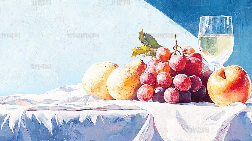 水果静物绘画专题模板-水果静物绘画图片素材下载-我图网