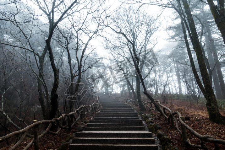 Mountain Huangshan scenery. 