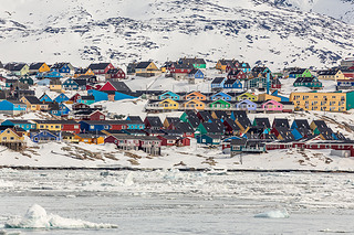 Colorful houses in Ilulissat