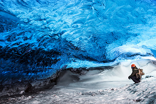 Glacier ice ce of Iceland
