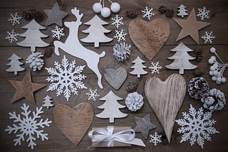 Many Christmas Decoration,Heart,Snowflakes,Star,Present,Reindeer