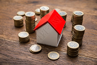 House Of Model With Coins