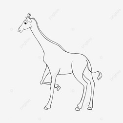 giraffe clipart black and white ߸峤¹