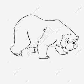 bear clipart black and white ͨ߸ߵС