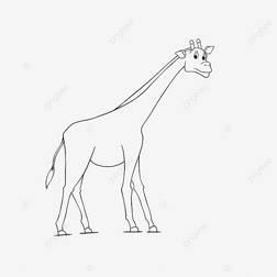 giraffe clipart black and white վ¹ɰͯ