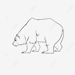bear clipart black and white ߸ߵСܲӰ