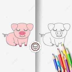 pig clipart black and white Ϳɫڰ߸