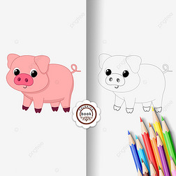 pig clipart black and white Ϳɫڰ߸