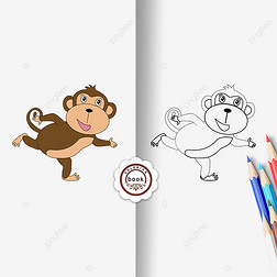 monkey clipart black and white ɰСӶͯڰ߸