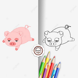 pig clipart black and white Ϳɫڰ
