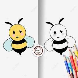 honeybee clipart black and white С۷߸