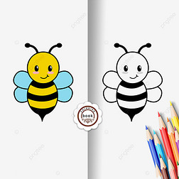 honeybee clipart black and white С۷߸