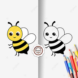 honeybee clipart black and white С۷ɰ