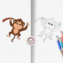 monkey clipart black and white ͯڰ߸ɰ