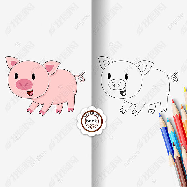 pig clipart black and white ܲͯڰ߸