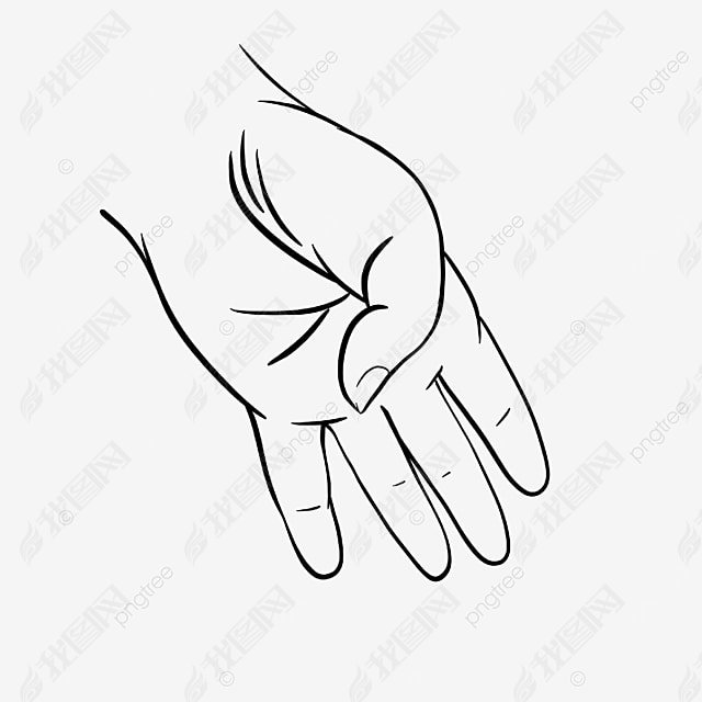 Ȼƶhand black and white clipart