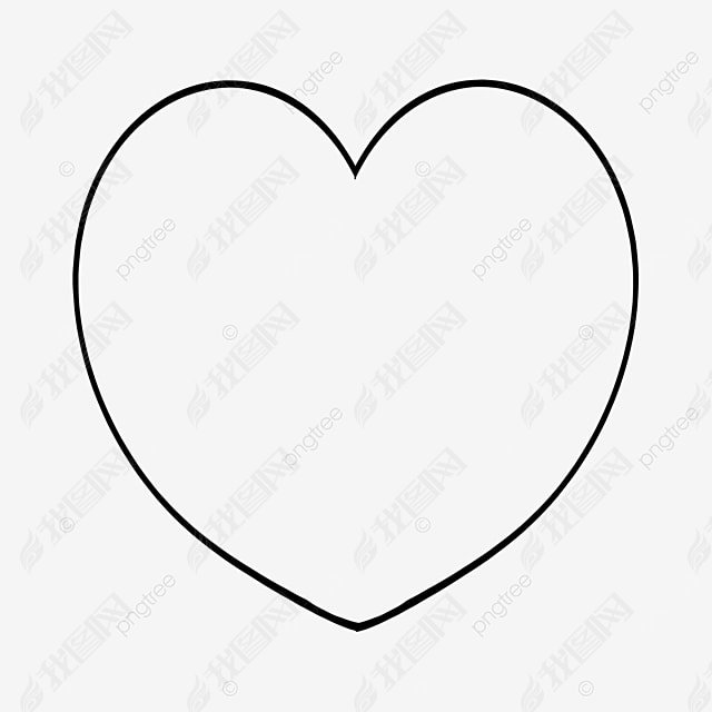 heart clipart black and whiteԲ