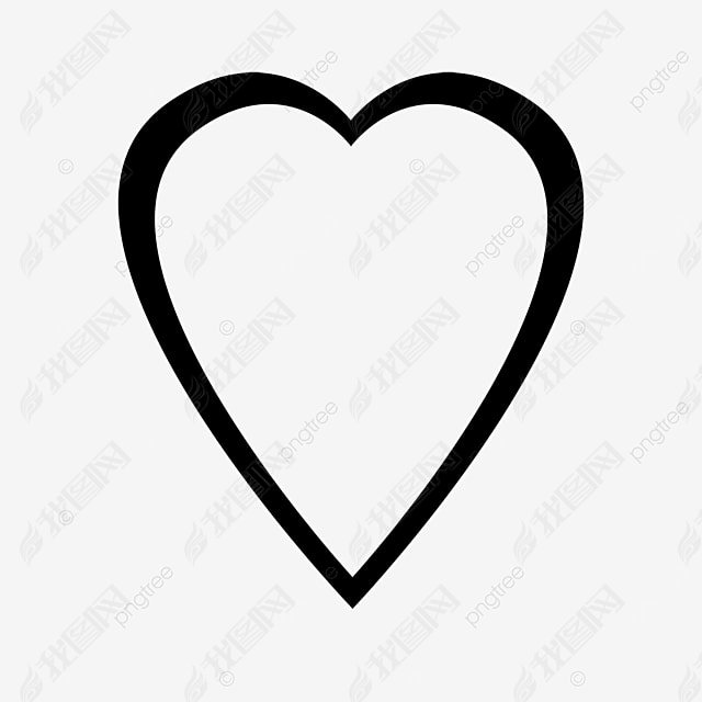 heart clipart black and white߱Ⱞ