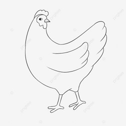 chicken clipart black and white Сڰ߸