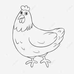 chicken clipart black and white ڰ߸ɰС
