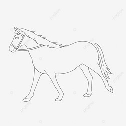 horse clipart black and white ׳׳