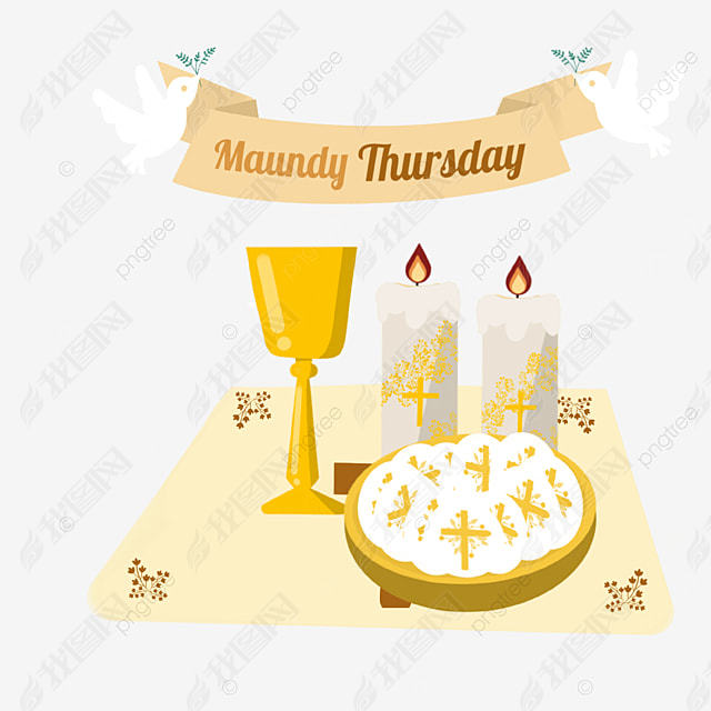 Mukhtar Communion Golden Candle Chalice Manundy