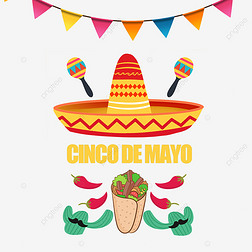 cinco de mayo featured cartoon illustration