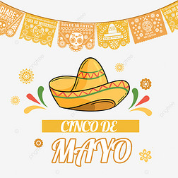 cinco de mayo flat style