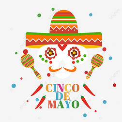 hand drawn cinco de mayo